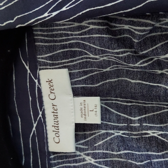 Coldwater Creek button front shirt - Picture 3 of 3